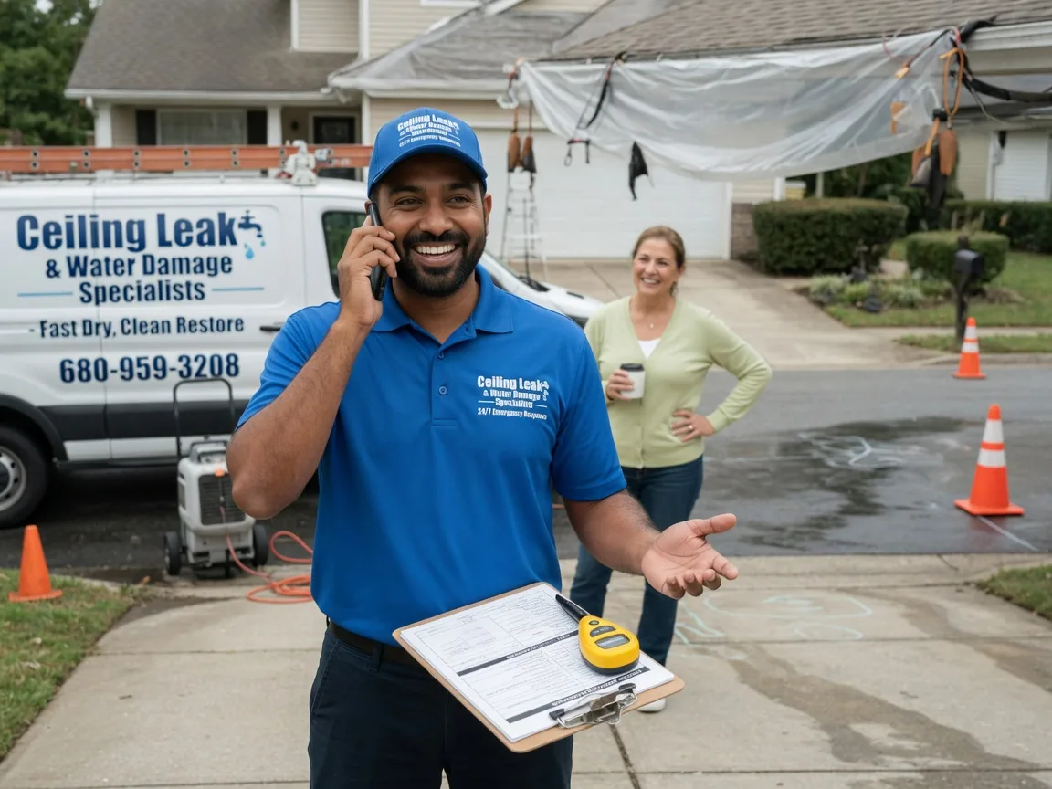 Ceiling Leak Cleanup Le Roy, KS FAQs